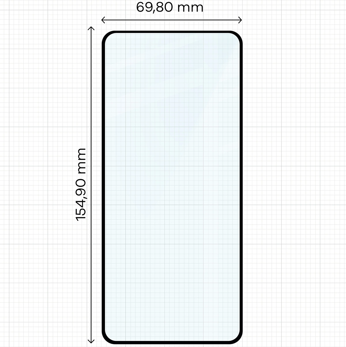 Szkło hartowane Bizon Glass Edge dla Redmi Note 11 / 11s, czarne.